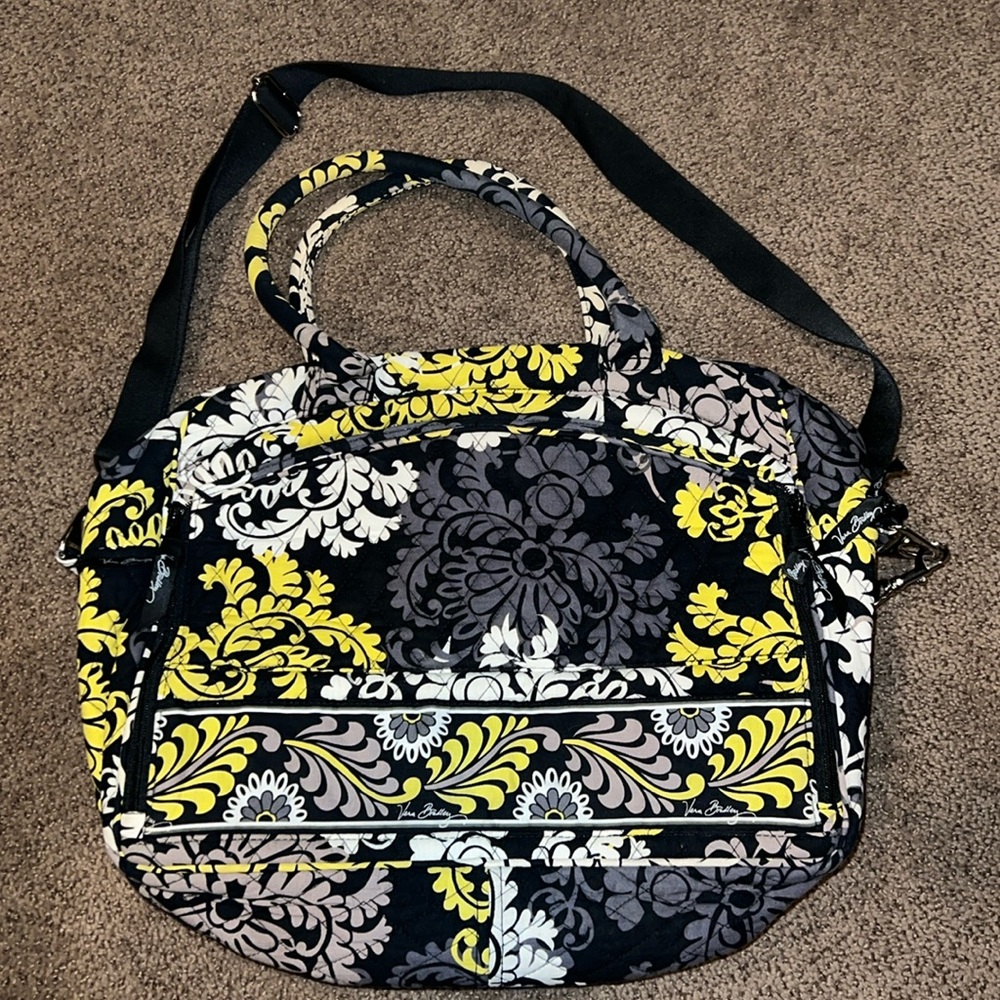 Vera Bradley Baroque Laptop Case tote work bag